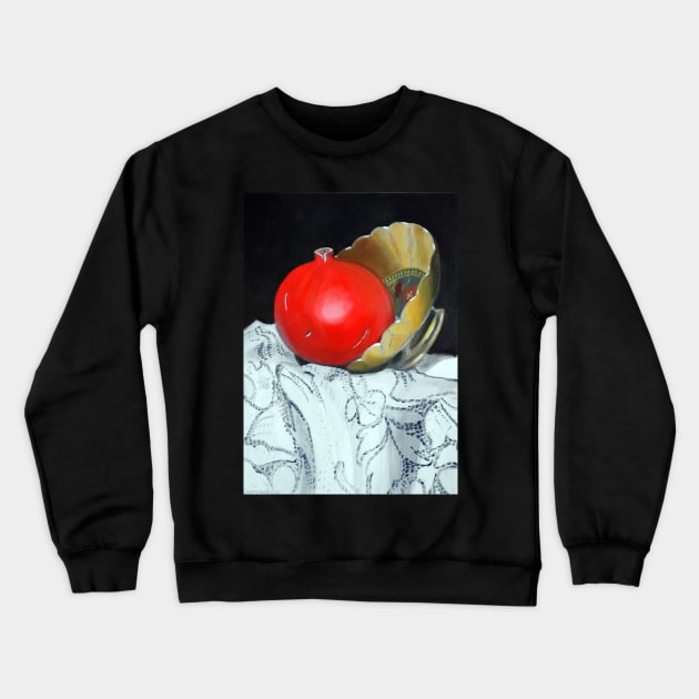 Pomegranate and pot Crewneck Sweatshirt by KostasK